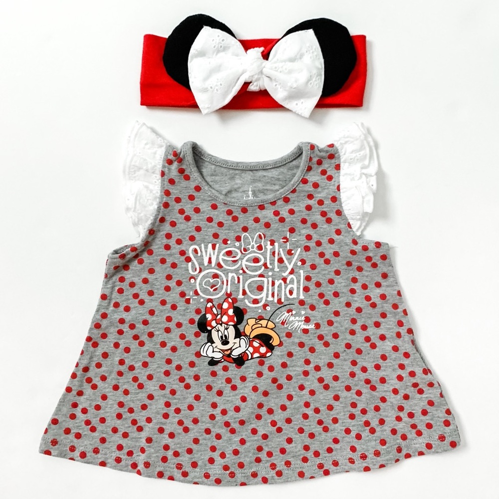 Disney Minnie Mouse top and headband set